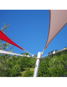 Mât et ancrage pour voile 2